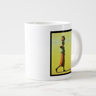 Taza De Café Gigante Mujer que camina 1990