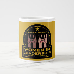 Taza De Café Gigante Mujeres en el liderazgo