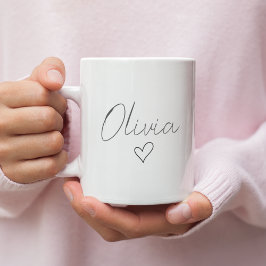 Taza De Café Gigante Muñeca de regalo para chicas personalizada con nom