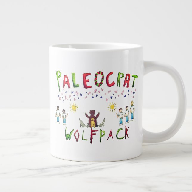 Taza De Café Gigante Muñeca Wolfpack (Derecha)