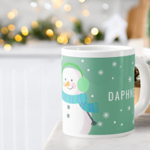 Muñeco de Nieve Festivo Navideño Personalizado