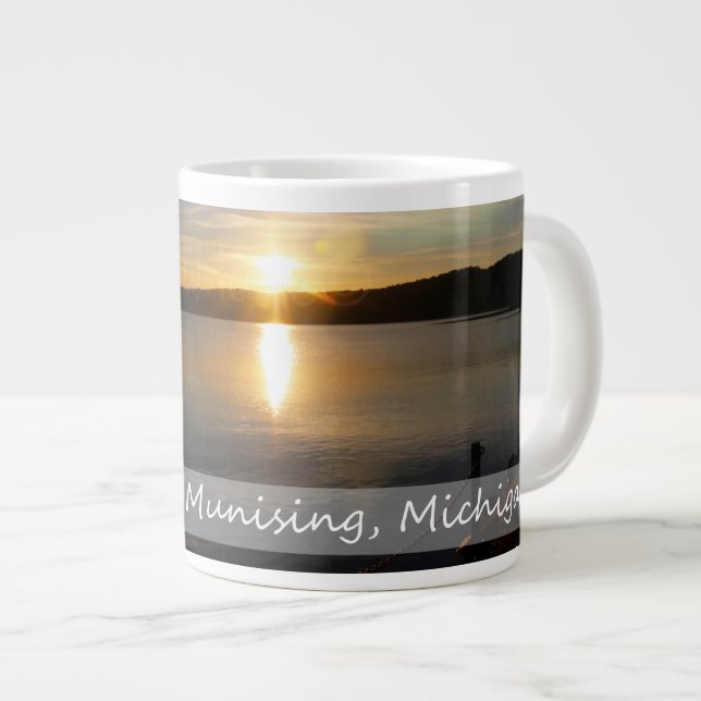 Taza De Café Gigante Munising Michigan (Derecha)