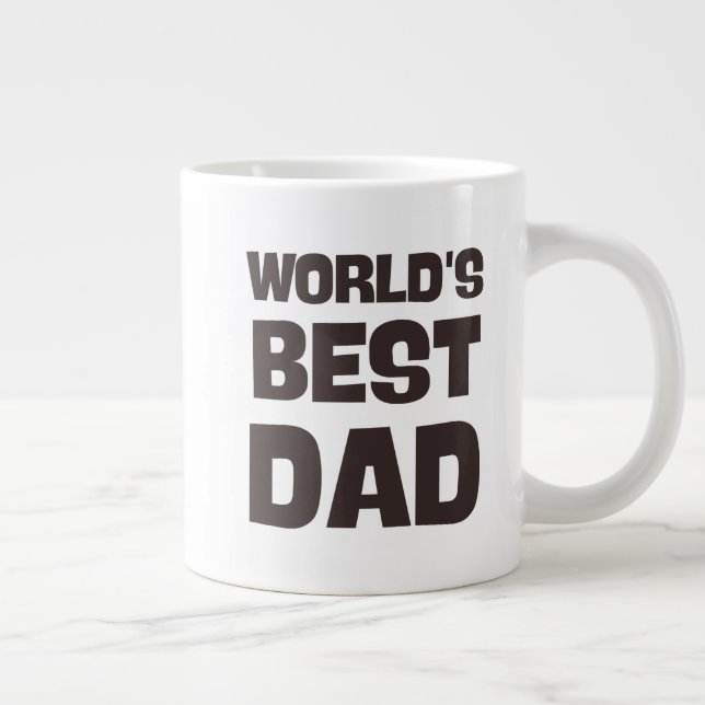 Taza De Café Gigante munlal mejor papá divertido papá mug (Derecha)