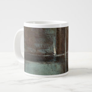 Taza De Café Gigante Muro de ladrillo rojo y gris