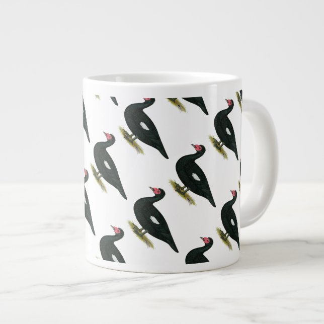 Taza De Café Gigante Muscovy Drake negro (Derecha)