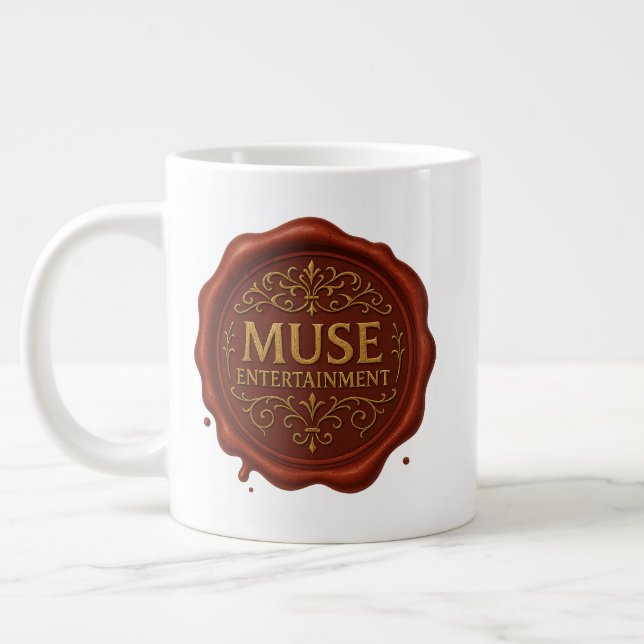 Taza De Café Gigante Muse Entertainment™ - Logo oficial (Izquierda)