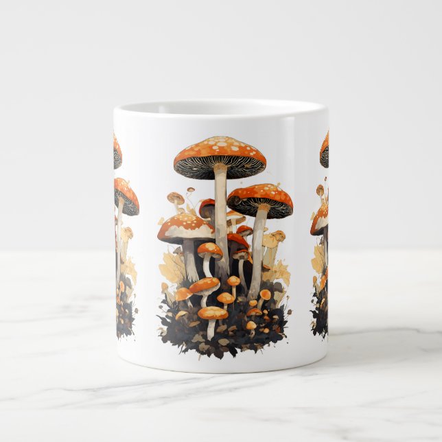Taza De Café Gigante Mushroom (Frente)