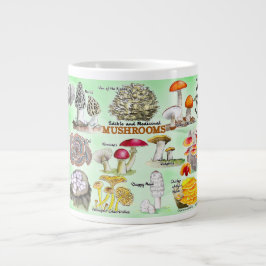 Taza De Café Gigante Mushrooms Mug