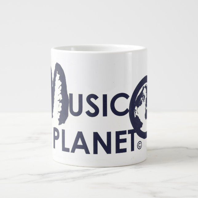 Taza De Café Gigante MUSIC PLANET Specialty Mug (Frente)