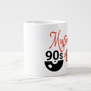 Taza De Café Gigante Música de los 90 - Jumbo Mug