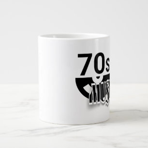 Taza De Café Gigante Música de los años 60 - Jumbo Mug