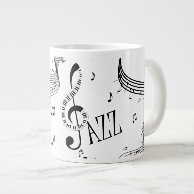 Taza De Café Gigante Música Jazz de Guay (Derecha)