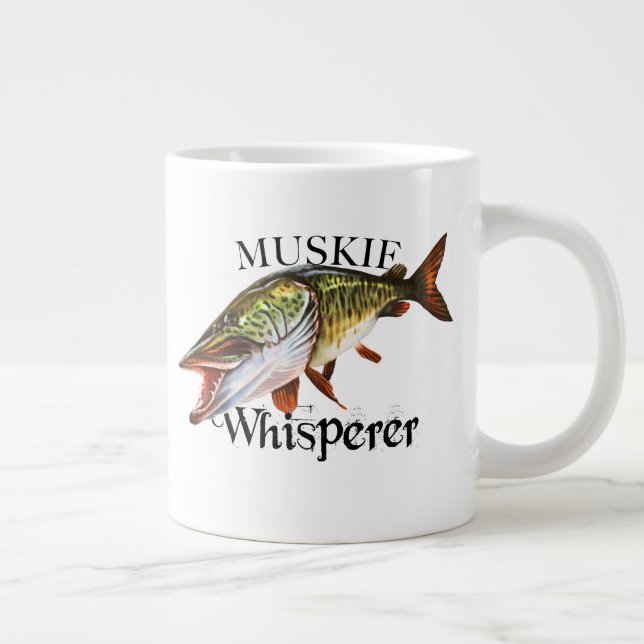 Taza De Café Gigante Muskie Whisperer (Derecha)