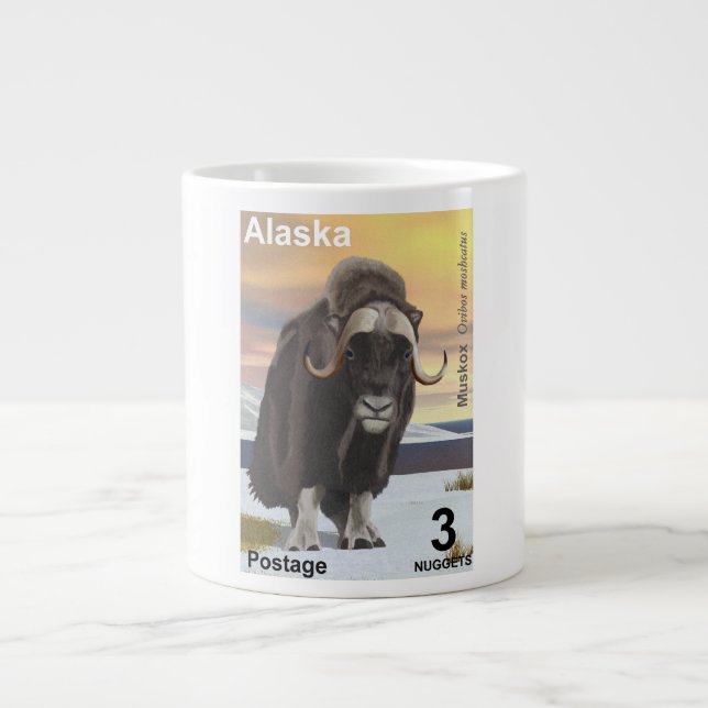 Taza De Café Gigante Muskox (Frente)