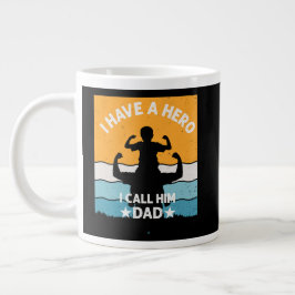 TAZA DE CAFÉ GIGANTE MY FATHER IS A HERO