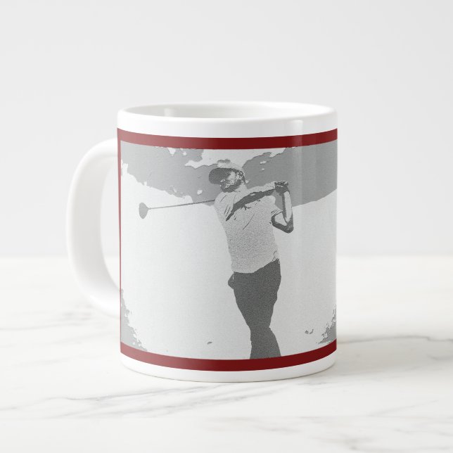 Taza De Café Gigante My Favorite Golf Coach (Izquierda)