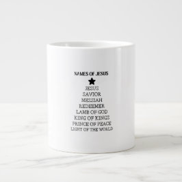 Taza De Café Gigante Names Of Jesus Christmas Mug