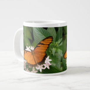 Taza De Café Gigante Naranja Julia Butterfly Mug
