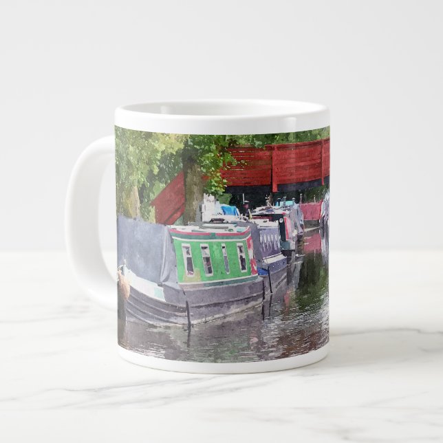 TAZA DE CAFÉ GIGANTE NARROWBOATS (Izquierda)
