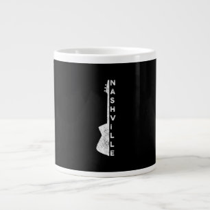 Taza De Café Gigante Nashville Guitar Country Music Avers Gifts