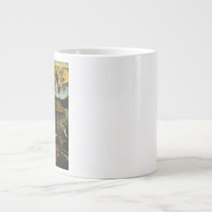 Taza De Café Gigante Natividad mística de Sandro Botticelli