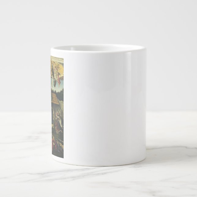 Taza De Café Gigante Natividad mística de Sandro Botticelli (Frente)