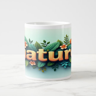 Taza De Café Gigante Naturaleza