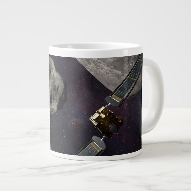 Taza De Café Gigante Nave Espacial Dart Y El Líquido Antes Del Impacto (Derecha)