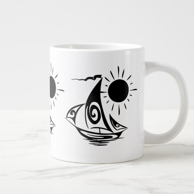 Taza De Café Gigante Navegación por el día flojo (Derecha)