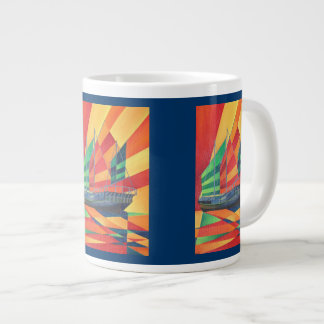 Taza De Café Gigante Navegar fuera del barco basura