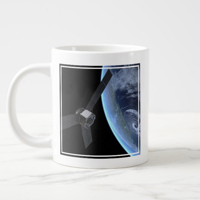 Taza De Café Gigante Naves espaciales de Juno durante su vuelo terrestr (Izquierda)