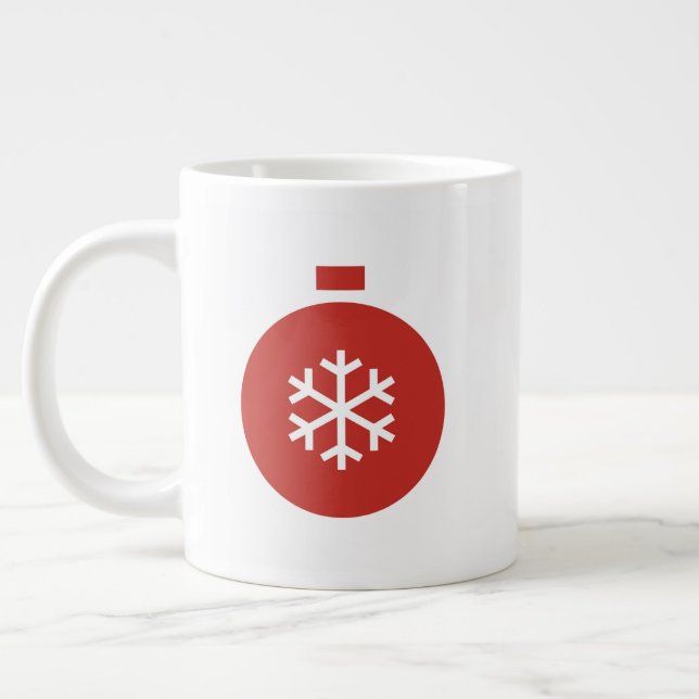 Taza De Café Gigante Navidades Ball Giant Coffee Mug (Izquierda)
