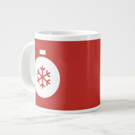 Taza De Café Gigante Navidades Ball Giant Red Coffee Mug