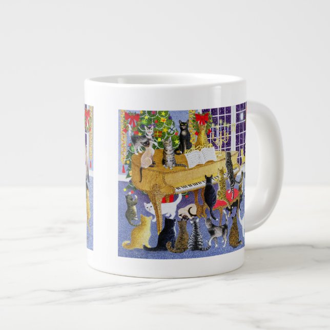 Taza De Café Gigante Navidades Coro (Derecha)