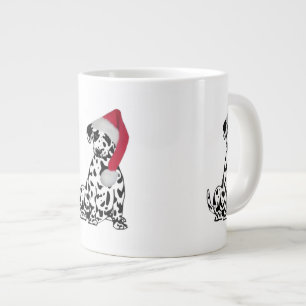 Taza De Café Gigante Navidades Dalmatian