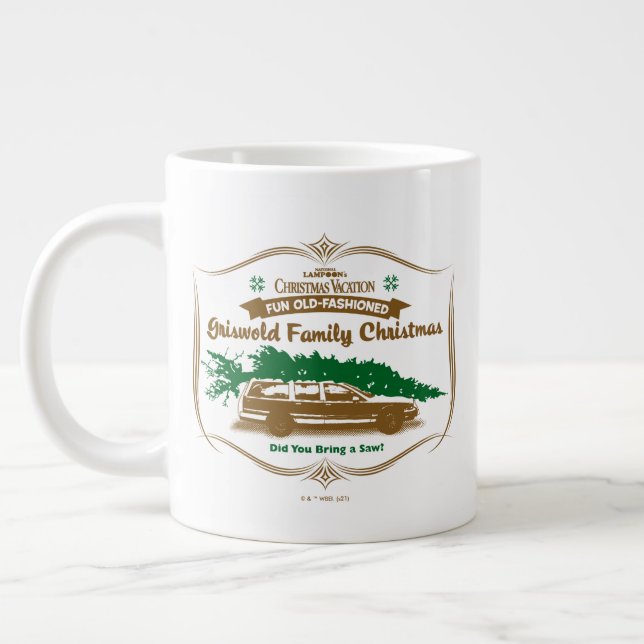 Taza De Café Gigante Navidades de la familia Griswold divertidos y anti (Izquierda)