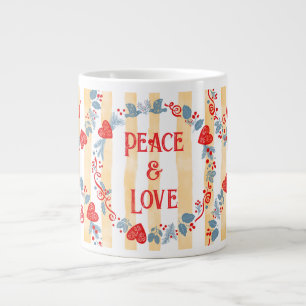 Taza De Café Gigante Navidades escandinavos alegres