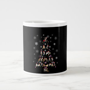 Taza De Café Gigante Navidades felices Árbol de navidad de gato corto