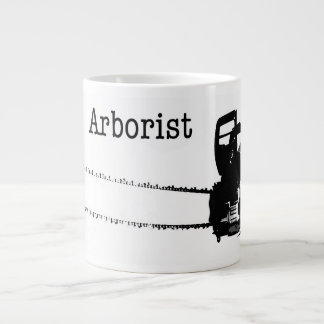 Taza De Café Gigante Navidades felices arboristas cirujanos en Chainsaw
