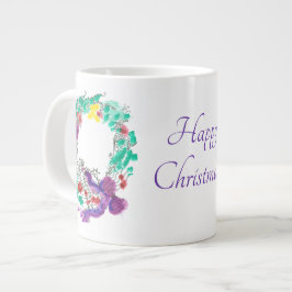 Taza De Café Gigante Navidades felices con 2 golpes