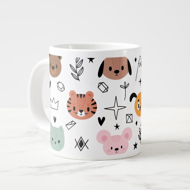 Taza De Café Gigante Navidades Gift Cute (Izquierda)