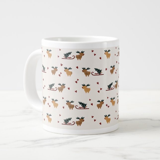 Taza De Café Gigante Navidades Gift Cute (Izquierda)