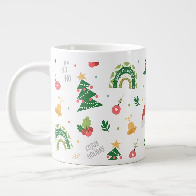 Taza De Café Gigante Navidades Gift Cute (Izquierda)