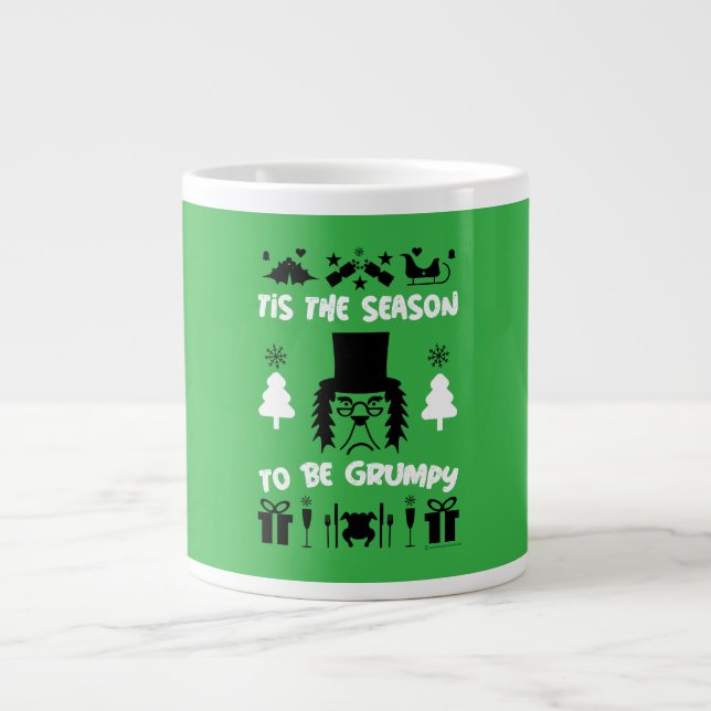 Taza De Café Gigante Navidades Grumpy (Frente)