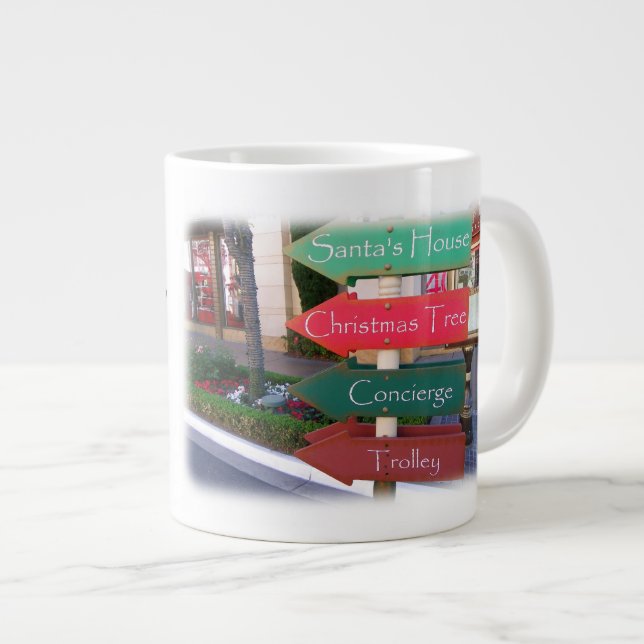 Taza De Café Gigante ¡Navidades jumbo Mug! (Derecha)