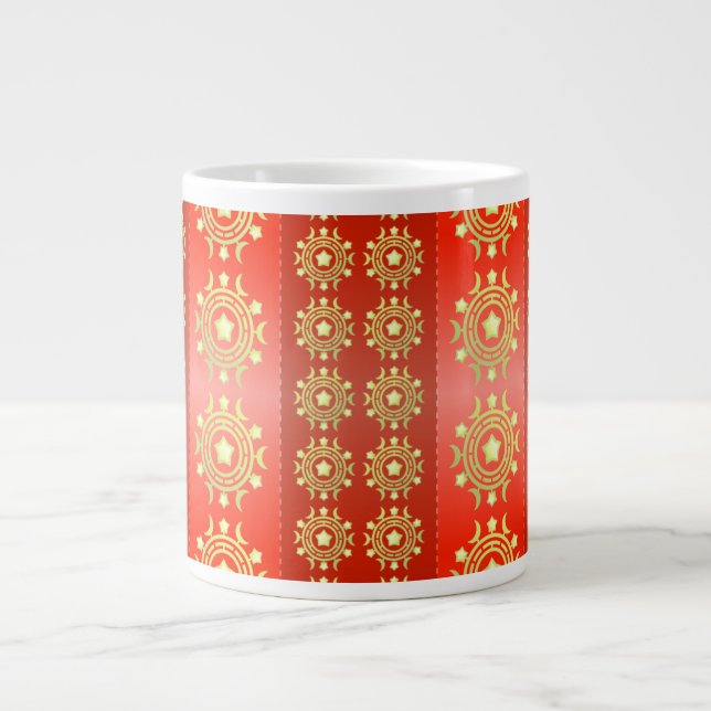 Taza De Café Gigante Navidades Moon Star Pattern-65756 (Frente)