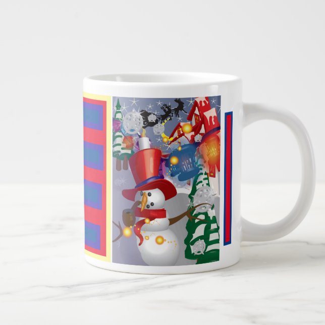 Taza De Café Gigante Navidades Mug Espíritu (Derecha)