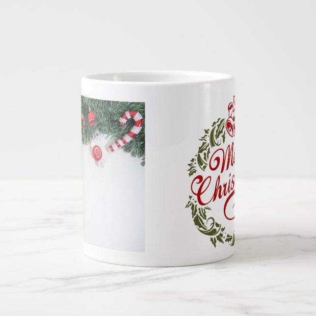 Taza De Café Gigante Navidades Mugs (Frente)