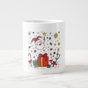 Taza De Café Gigante Navidades personalizados