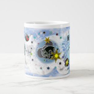 Taza De Café Gigante Navidades Santa Claus Mug especialidad de media